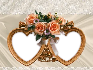 Wedding Album Twin Heart Wallpaper