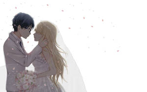 Wedding Couple Love Anime Wallpaper