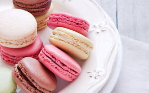 Wedding Macaron Desserts Wallpaper