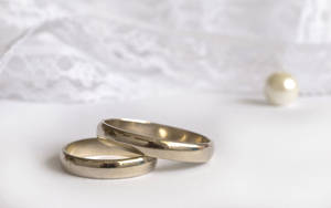 Wedding Rings White Gold Wallpaper