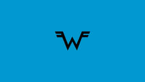 Weezer Blue Album Logo Wallpaper