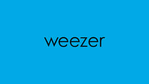 Weezer Logo Blue Background Wallpaper