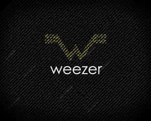 Weezer Logoon Black Background Wallpaper