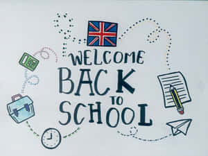 Welcome Back To School Drawing Wallpaper