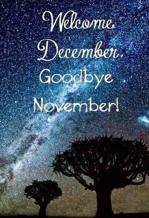 Welcome December Goodbye November Wallpaper