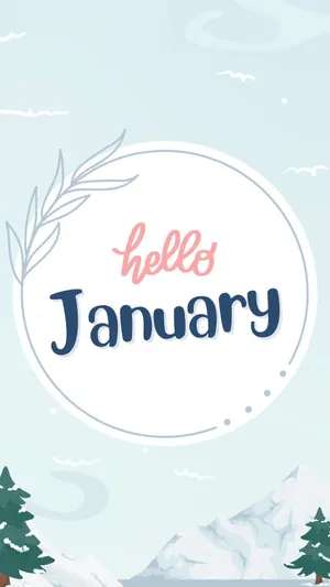 Welcome January, Bring On The New Year! Wallpaper
