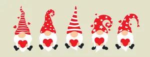 Welcome The Festive Season With A Jolly Christmas Gnome Wallpaper