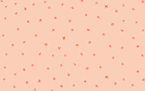 Welcome To A World Of Pastel Peach-filled Delight. Wallpaper