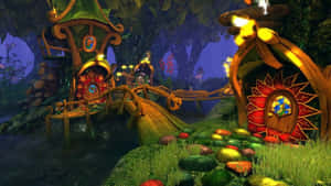 Welcome To The Magical Fairy Forest Wallpaper