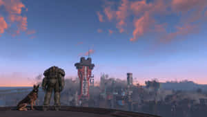 Welcome To The Wasteland Of Fallout 4 Wallpaper