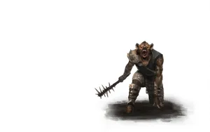 Werewolf In White Wallpaper