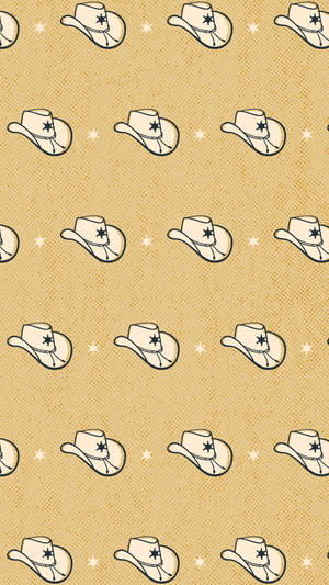 Western Cowboy Hat Aesthetic Wallpaper