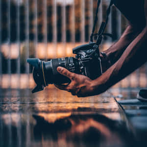 Wet Floor Shooting Photography Camera Wallpaper