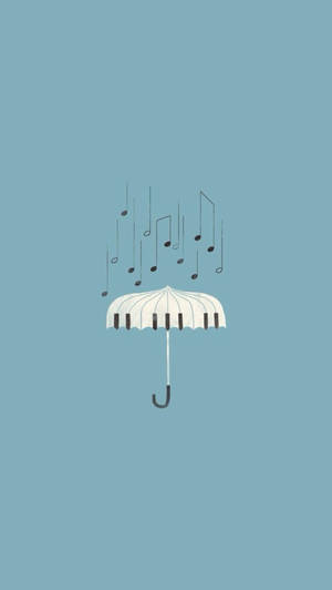 Whatsapp Chat Piano Umbrella Wallpaper