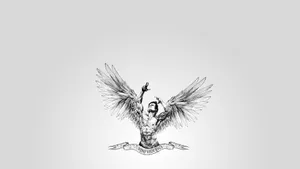 White Aesthetic Laptop Angel Wings Wallpaper