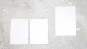 White Aesthetic Laptop Papers Wallpaper