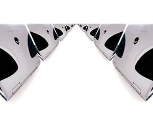 White Alienware Gaming Laptops Wallpaper