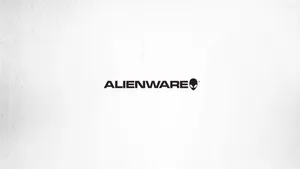 White Alienware Icon Wallpaper