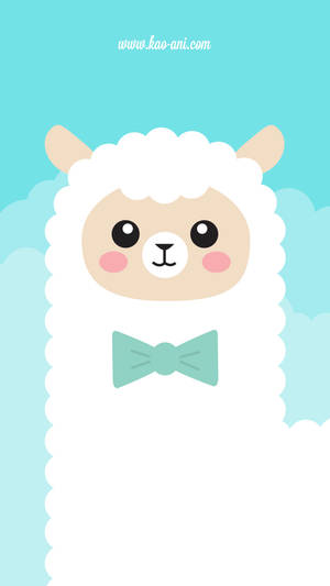 White Alpaca Tumblr Iphone Wallpaper