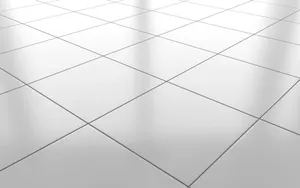 White And Glossy Ceramic Floor Tiles Wallpaper