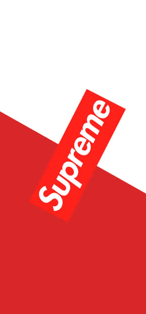 White And Red Slanted 4k Supreme Wallpaper