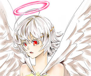 White Angel Platinum End Wallpaper