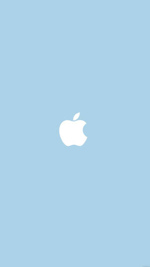 White Apple Logo Aesthetic Iphone 11 Wallpaper