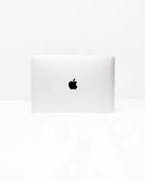 White Apple Macbook Wallpaper