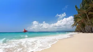 White Beach Boracay Philippines Wallpaper