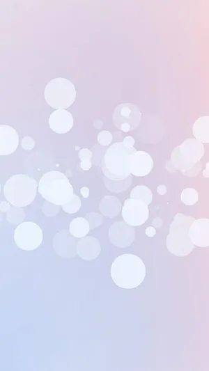 White Circles Simple Iphone Wallpaper