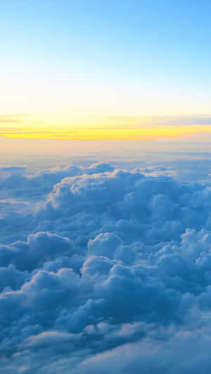 White Clouds During Sunrise Wallpaper