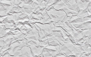 White Crease Crumpled Paper Wallpaper