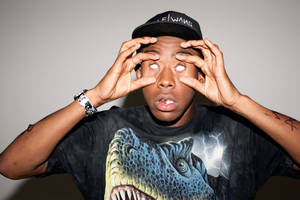 White Eyeballs Tyler The Creator Wallpaper