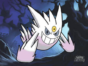 White Gengar Wallpaper