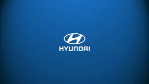 White Hyundai Logo Wallpaper