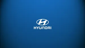 White Hyundai Logo Wallpaper