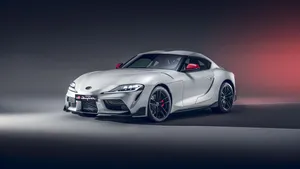 White Jdm Cars Design Wallpaper