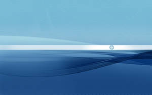 White Line Hp Laptop Logo Wallpaper
