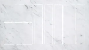 White Marble Desktop Organizer Wallpaper