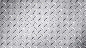 White Metal Diamond Plate Wallpaper