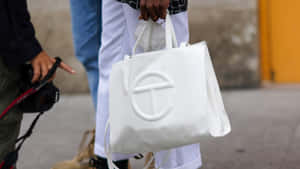 White Telfar Handbag Wallpaper