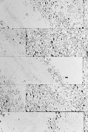 White Tiled Concrete Wallpaper