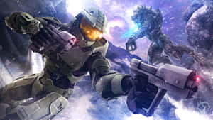 White Trooper With Halo Odst 4k Monster Wallpaper