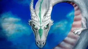 White Wyvern Terraria Wallpaper