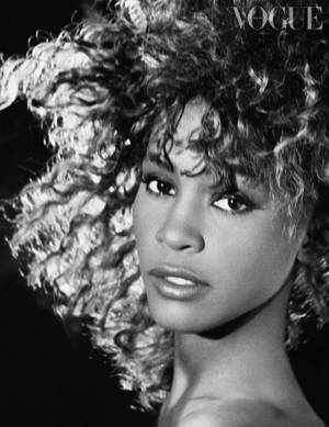 Whitney Houston In Vogue Wallpaper