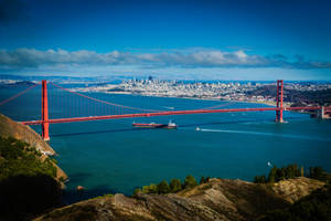Wide Shot Skyline San Francisco Photography Wallpaper