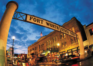 Wide-shot View Of Fort Worth Wallpaper