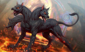 Wild Dog Cerberus Wallpaper