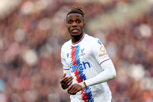 Wilfried Zaha In White Uniform Wallpaper