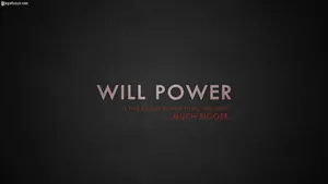 Will Power Motivational Desktop Wallpaper